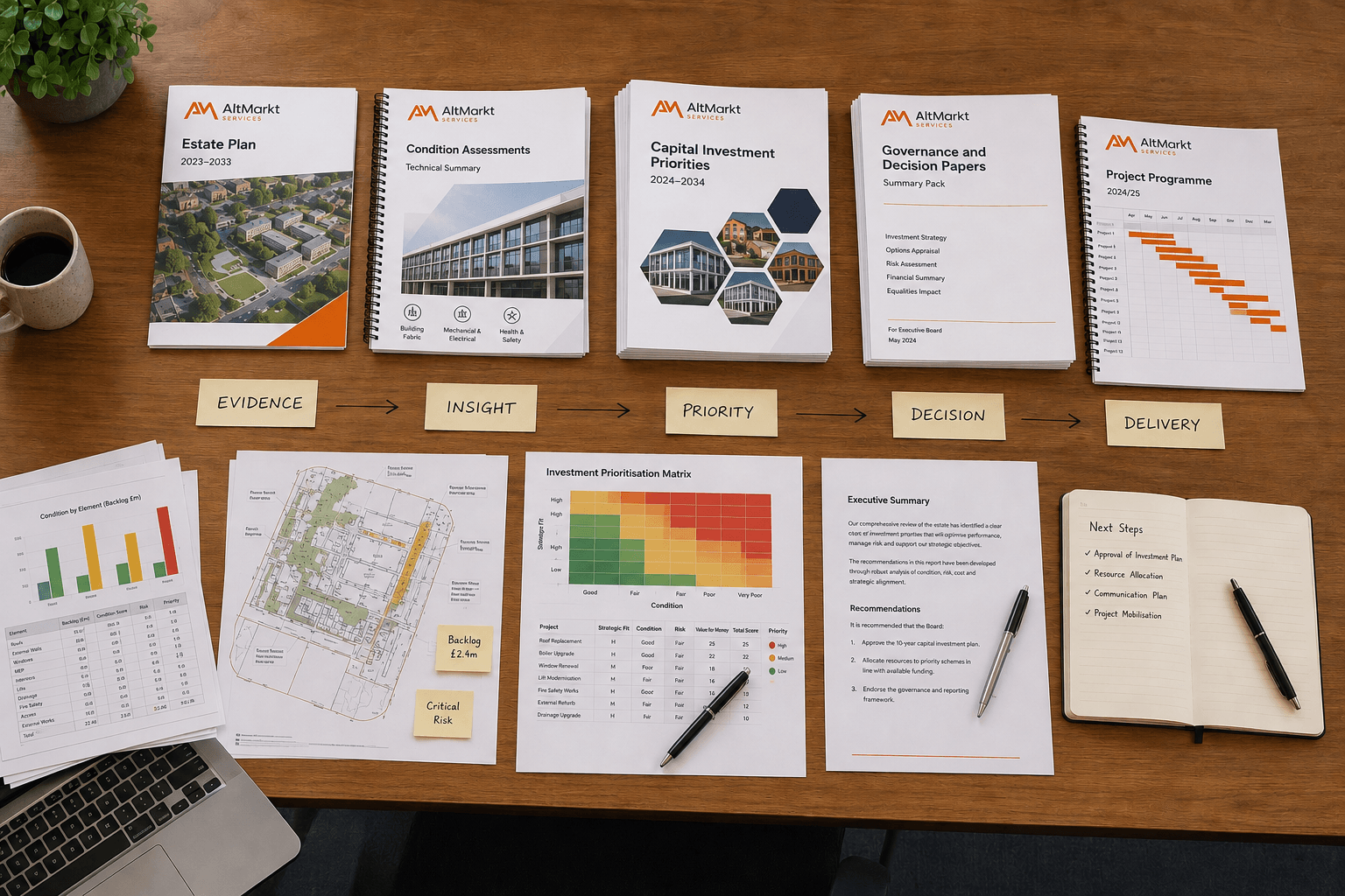 Public sector estate environments across education healthcare and civic settings