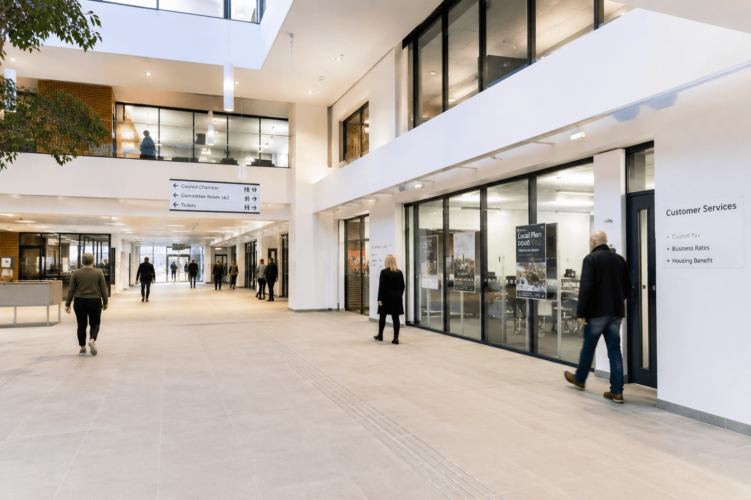 Completed public sector estate improvement supported by architectural design