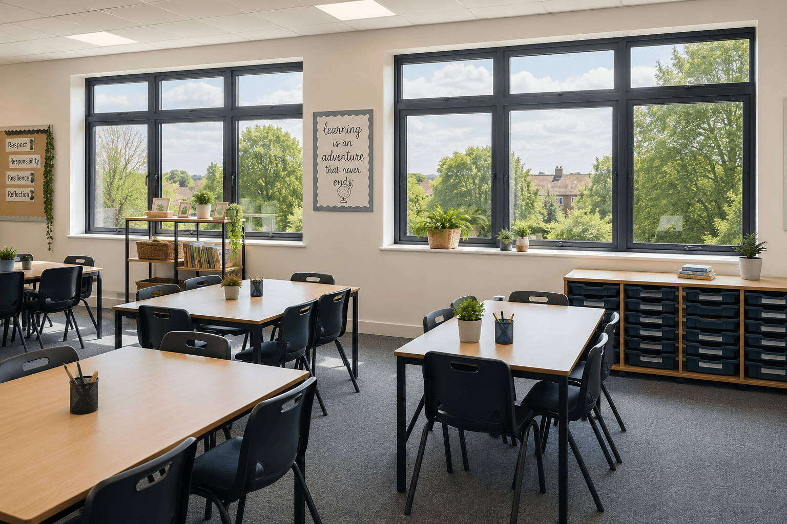 Improved school learning environment after estate improvement works