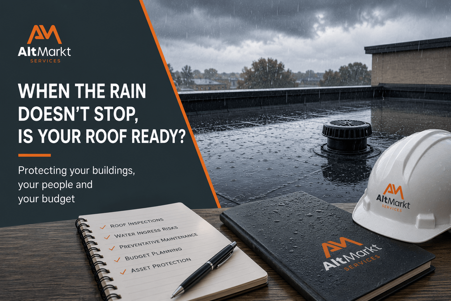 Roof condition and water ingress advice for schools and public sector estates